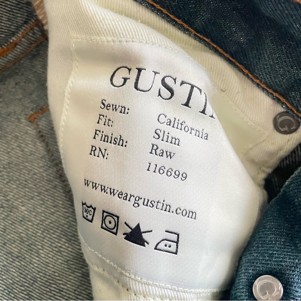 Gustin California Slim Raw Selvedge Jeans - Picture 4 of 6